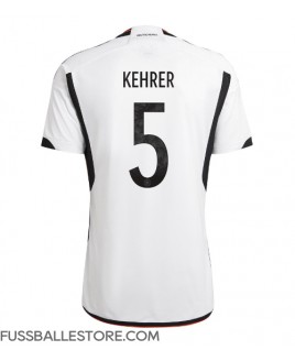 Günstige Deutschland Thilo Kehrer #5 Heimtrikot WM 2022 Kurzarm